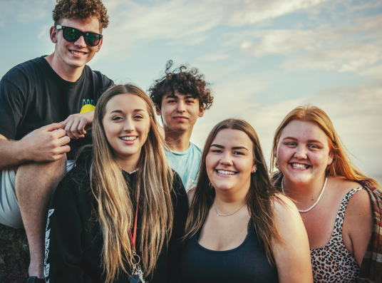 A group of young people