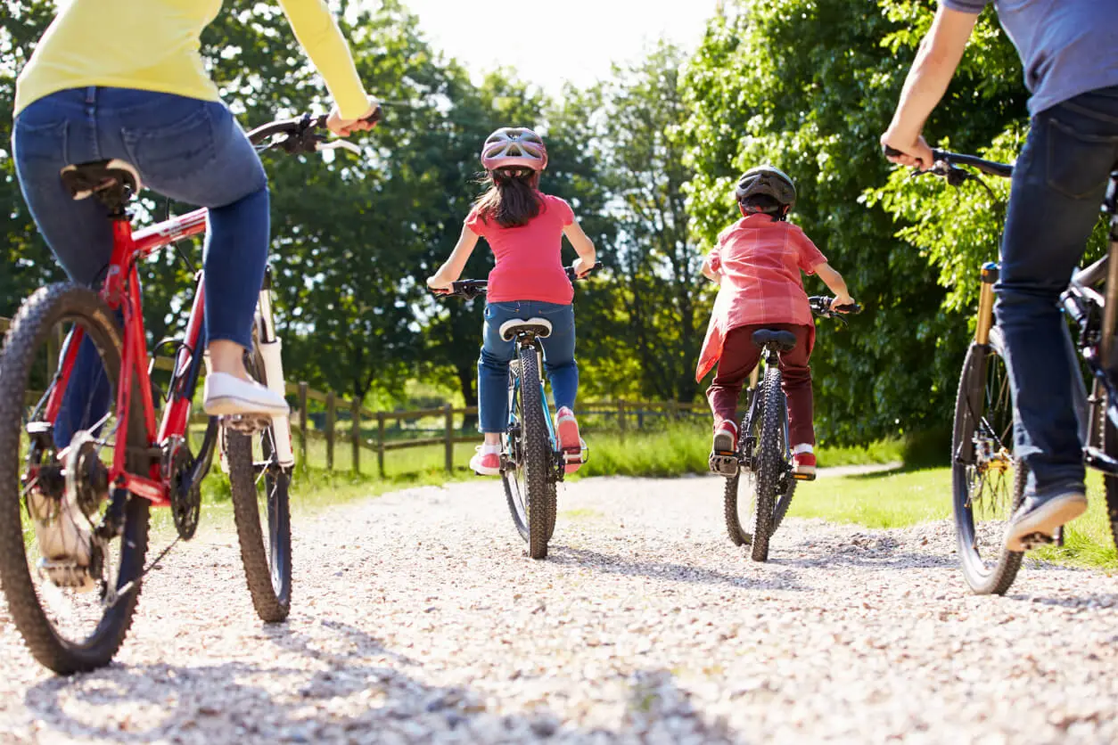 Family on cycle